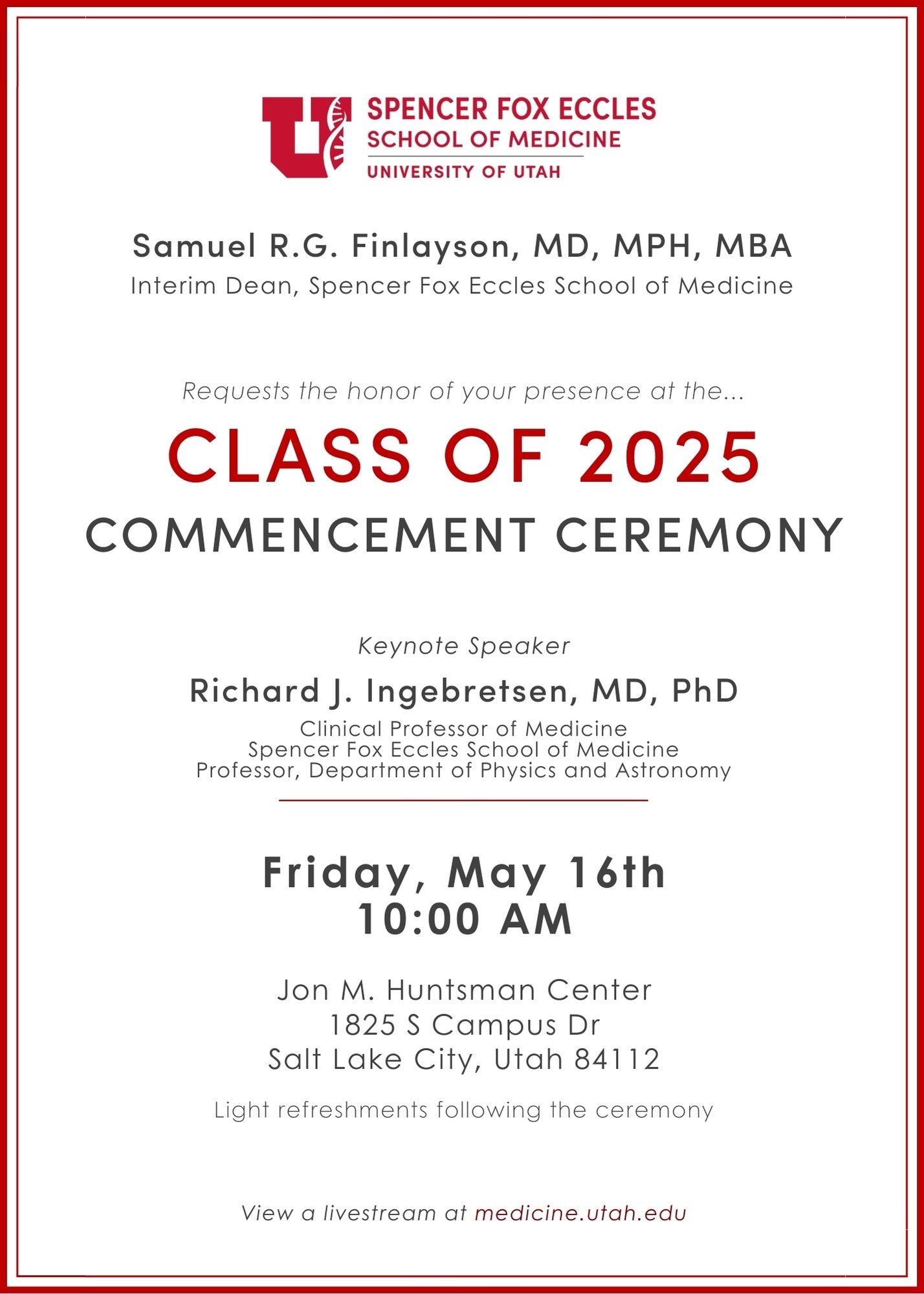 commencement invite 2025