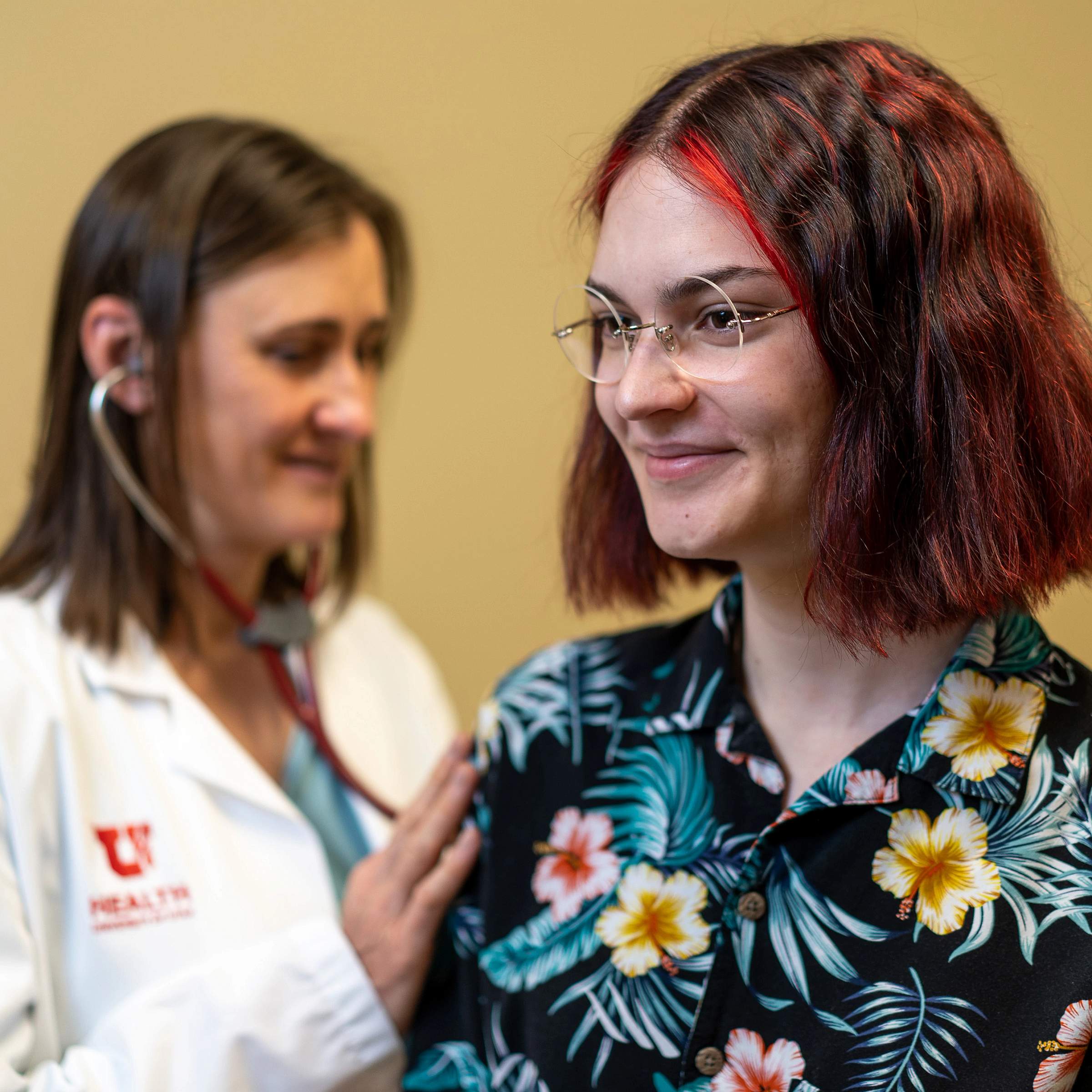 transgender health doctor and patient visit