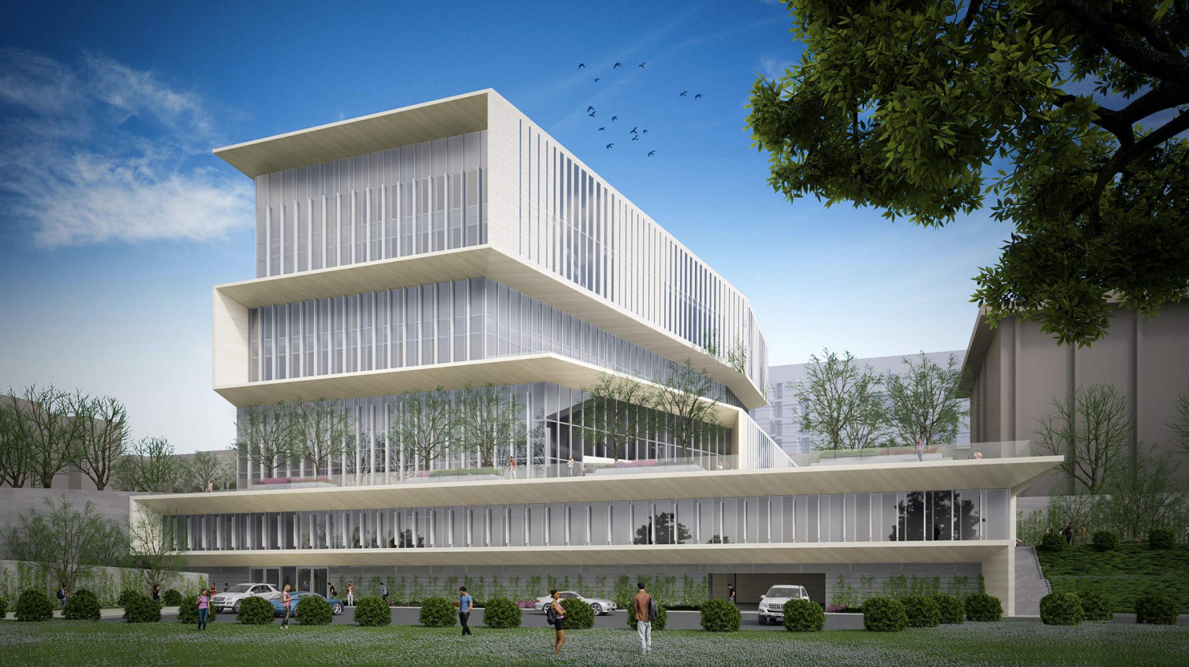 Spencer Fox Eccles School of Medicine Building Rendering